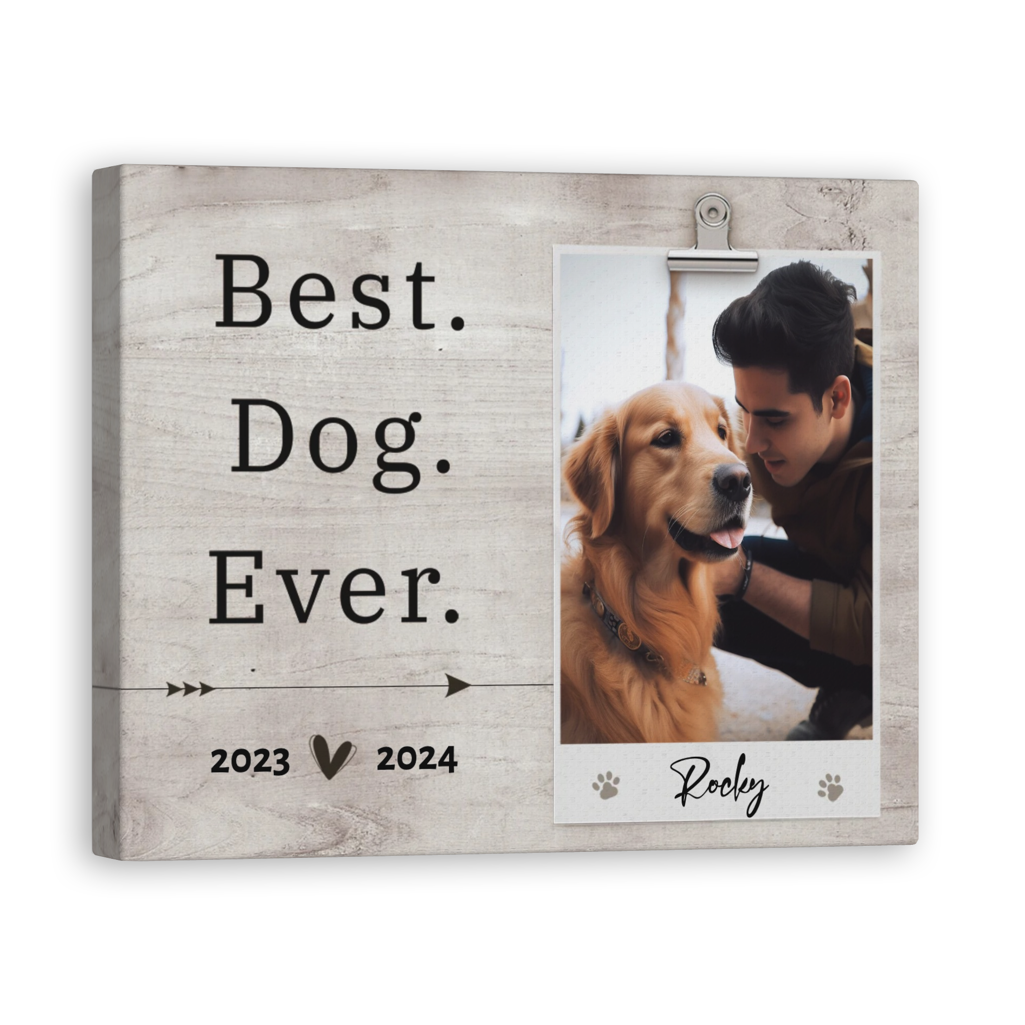 Best Dog Ever - Personalized Pet Memorial Print