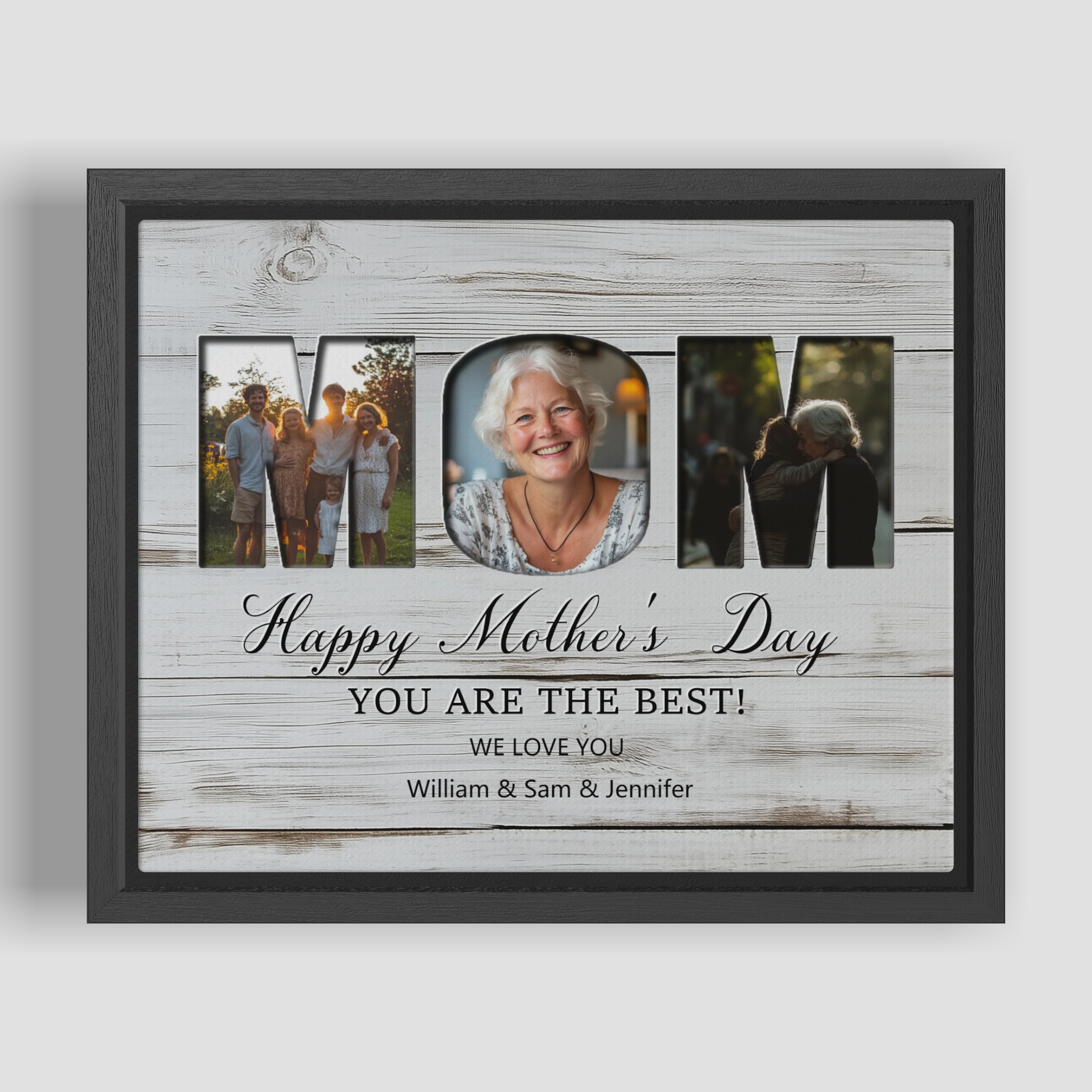 You Are The Best Mom, With Name, Horizontal - Custom Memorial Print