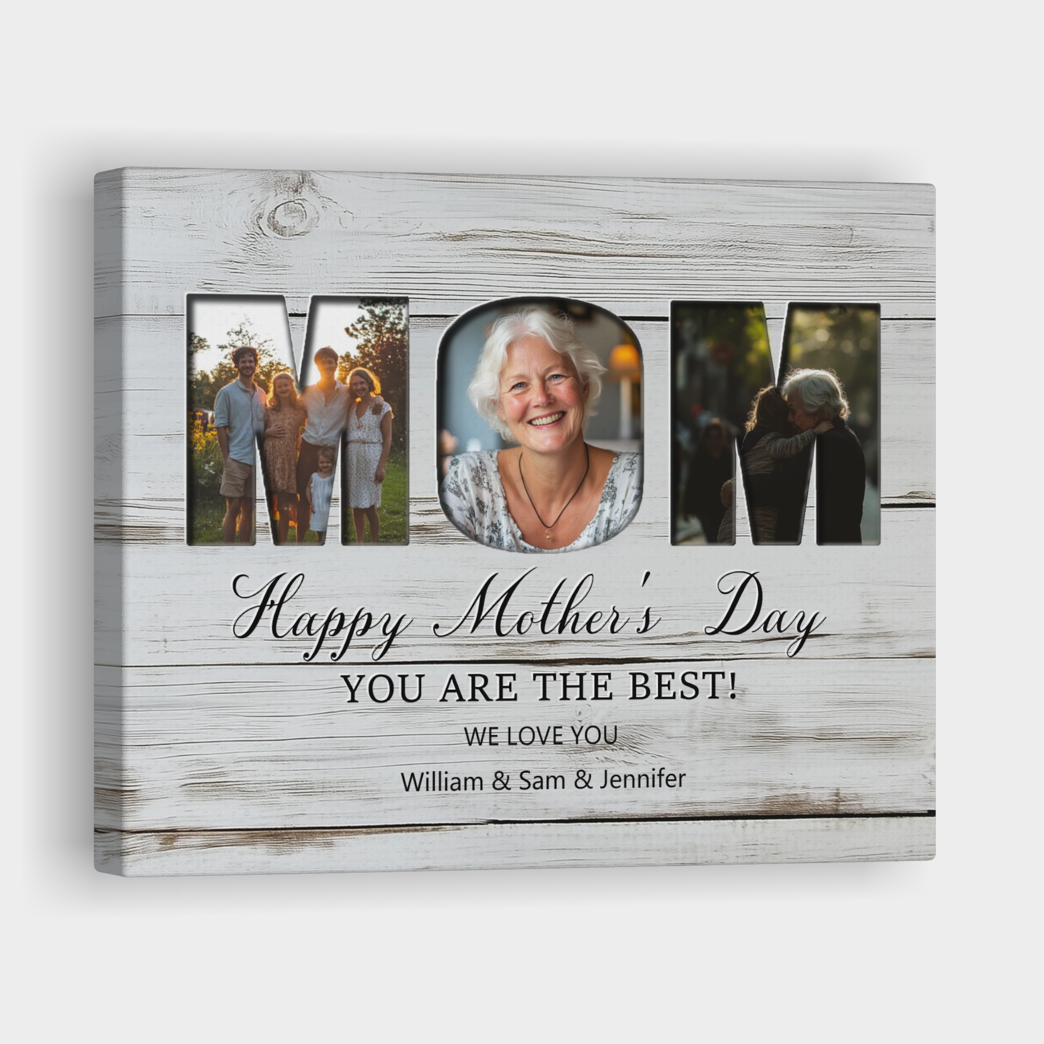 You Are The Best Mom, With Name, Horizontal - Custom Memorial Print