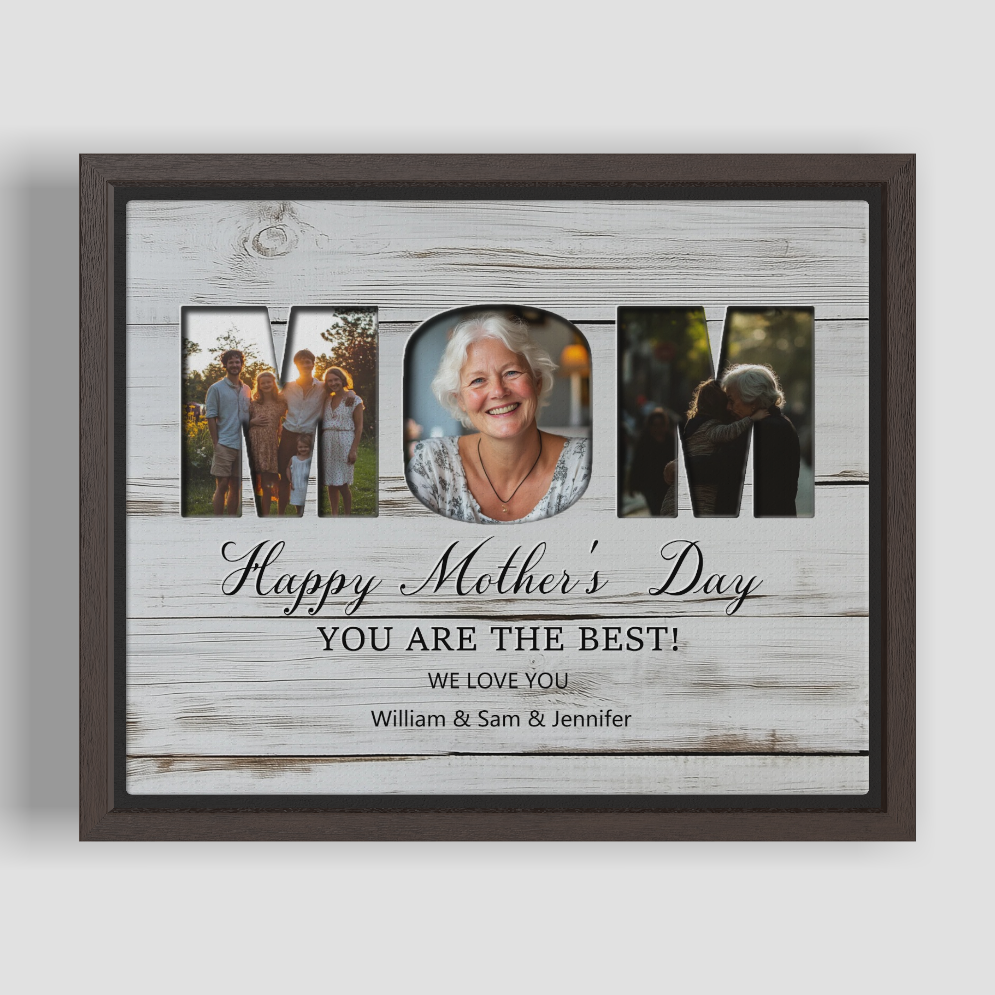 You Are The Best Mom, With Name, Horizontal - Custom Memorial Print