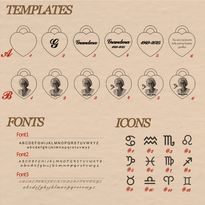 Heart Urn Necklace — Personalized 14K Gold–Plated Double Heart Cremation Pendant