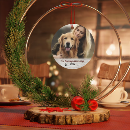 My Hardest Goodbye - Personalized Metal Ornament